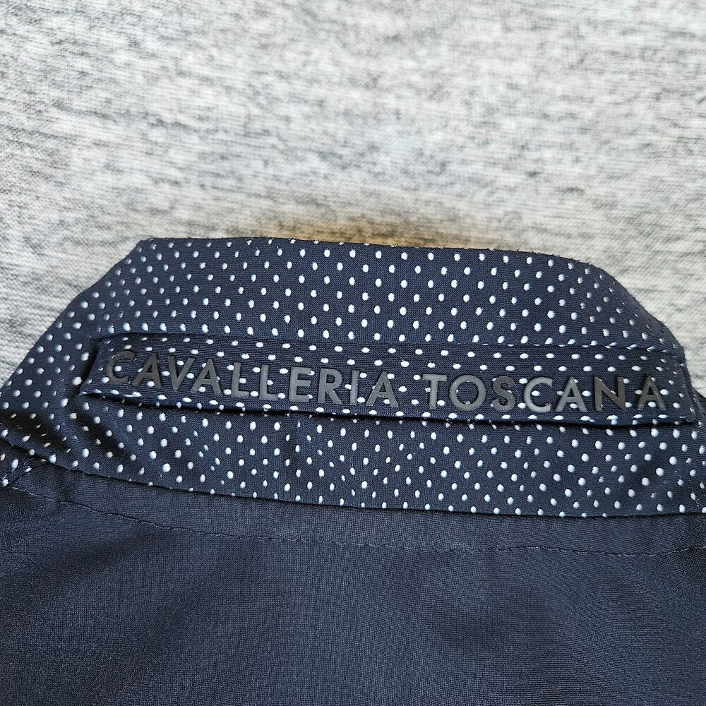 Cavalleria Toscana Women's Zip Up Soft Shell Navy Blue Riding Jacket Size Small - Picture 3 of 11